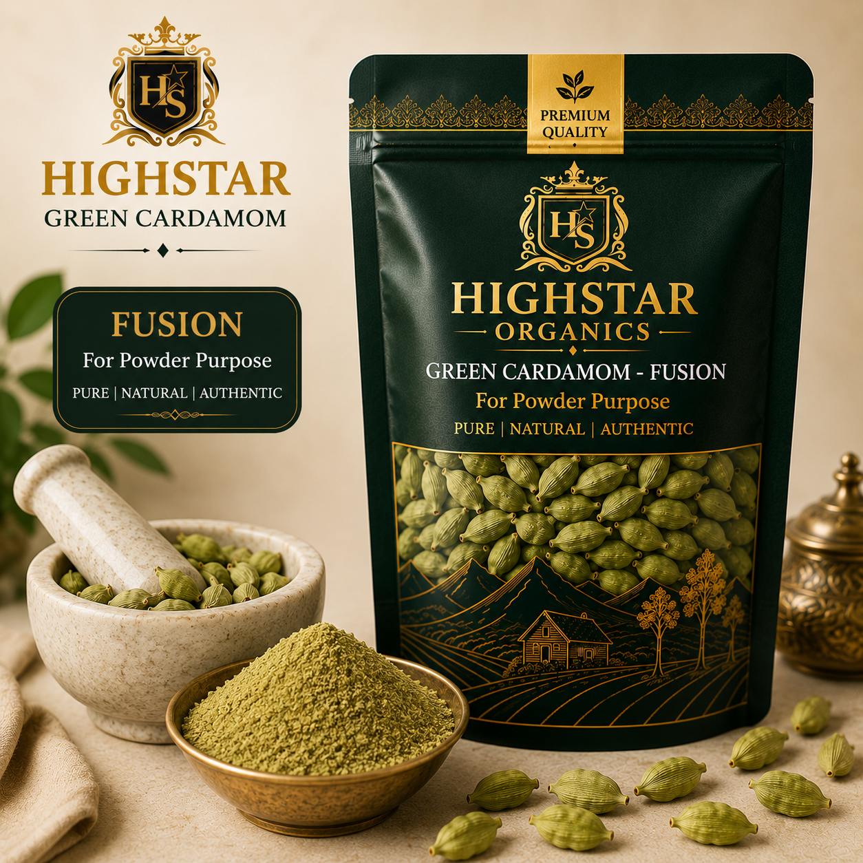 Green Cardamom - Fusion